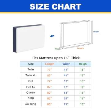 TICONN Heavy Duty Mattress Bags – Durable Protection with Handles for Easy Moving & Storage