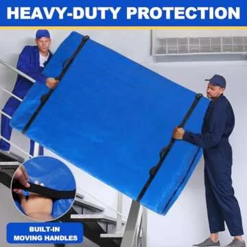 TICONN Heavy Duty Mattress Bags for Moving & Storage