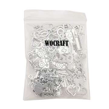 Antique Silver Medical Nurse Charms for Jewelry Making