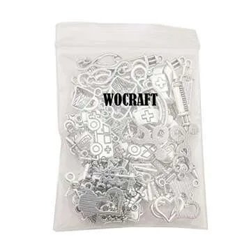 Antique Silver Medical Nurse Charms for Jewelry Making