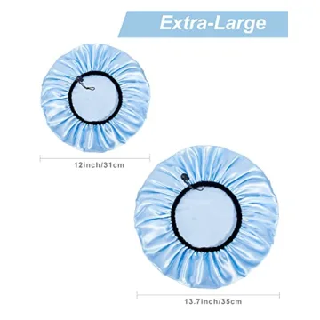 Auban Shower Cap: Adjustable & Waterproof for All Hair Types