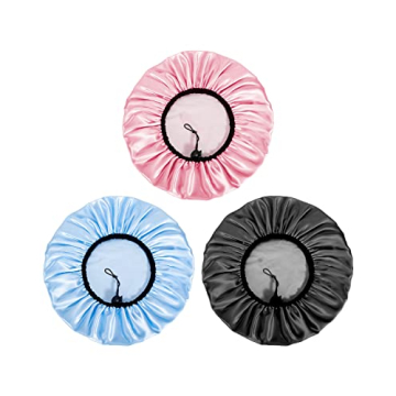 Auban Shower Cap: Adjustable & Waterproof for All Hair Types