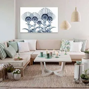 Empire Art Direct Frameless Glass Wall Art 32" Nodding Pincushions