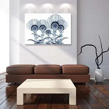 Empire Art Direct Frameless Glass Wall Art 32" Nodding Pincushions