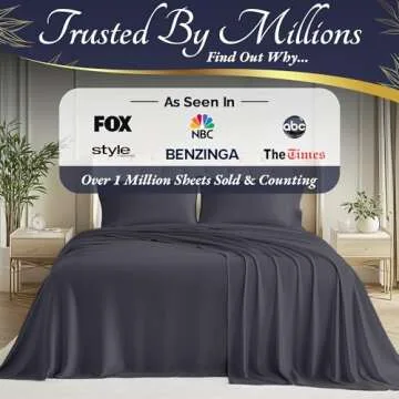 Luxuriously Soft Bamboo Sheets for Queen Bed - DECOLURE