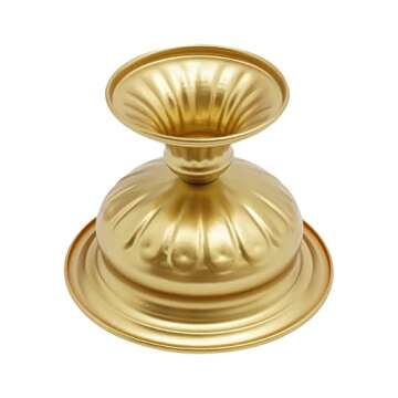 Gold Mini Metal Vases for Wedding Centerpieces 10 Pcs