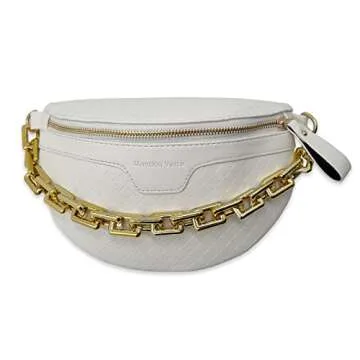 Thick Chain Women's Fanny Pack Stylish Waist Bag Crossbody