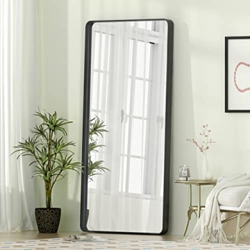 Koonmi Full Length Mirror 24x71 Stylish Black Frame