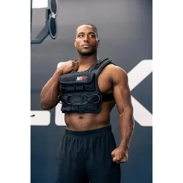 MIR Adjustable Weighted Vest 20 lb for Enhanced Fitness