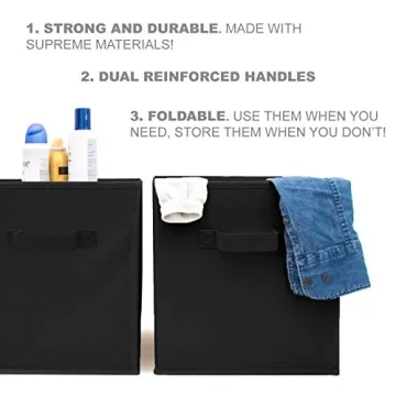 Pomatree Storage Cubes - Durable & Stylish Organizer Bins