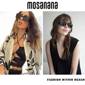 Mosanana Trendy Rectangle Sunglasses for Fashionable Protection