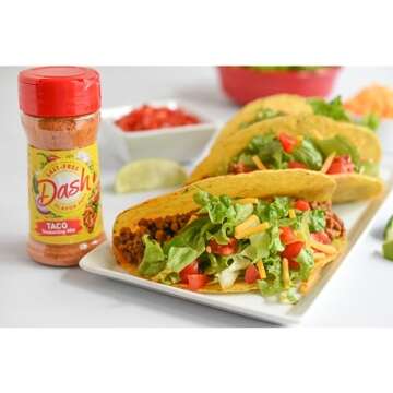 Dash Salt-Free Taco Seasoning Blend for Flavorful Tacos