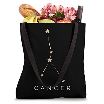 Cancer Zodiac Sign Gift Tote Bag for Astrology Lovers