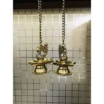 NOBILITY Peacock Diya - Elegant Traditional Lighting