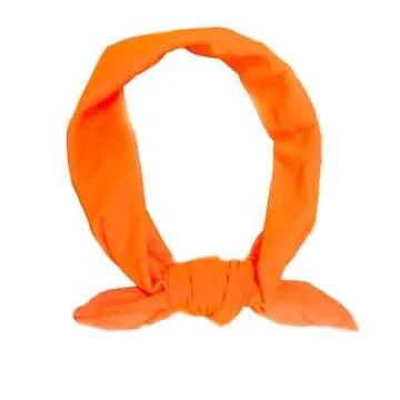 Yuyeran 4PCS Women Elastic Bow Hairband Adult Turban Knotted Bunny Ears Headband Headdress Hair Accessories Headwrap