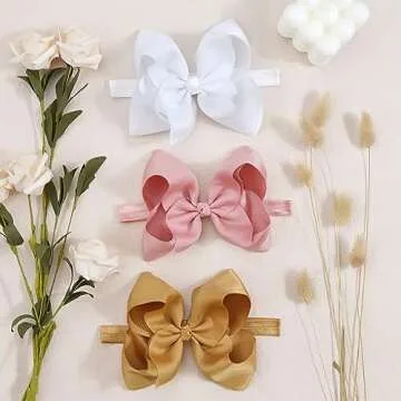 Vibrant CellElection Baby Girls Headbands – 30 Colors