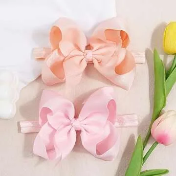 Vibrant CellElection Baby Girls Headbands – 30 Colors