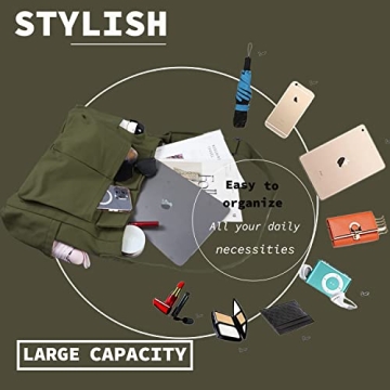 Stylish Canvas Messenger Bag for Casual Use