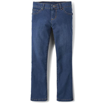 Shop The Children's Place Girl's Bootcut Jeans in Victory Blue, Size 8