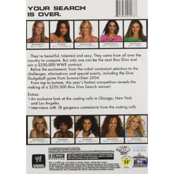 WWE $250,000 RAW Diva Search: Iconic Diva Moments DVD
