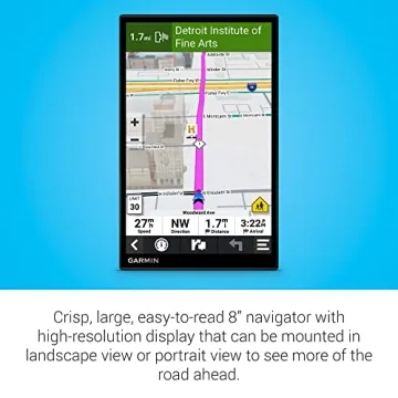 Garmin DriveSmart 86 GPS Navigator for Effortless Travel