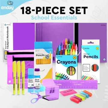 Back to School Supplies Kit for Kids K-5, 71 Piece Set