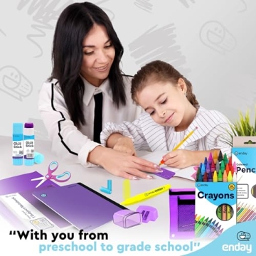 Back to School Supplies Kit for Kids K-5, 71 Piece Set