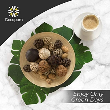 Decopom Tropical Palm Leaves 84PCS for Luau and More