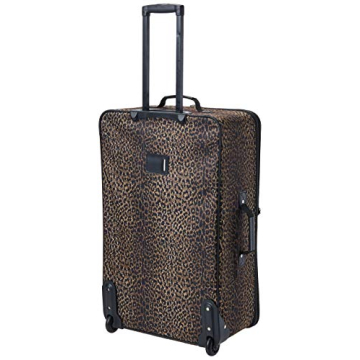 Rockland Jungle Leopard Softside Luggage Set - 4 Pieces