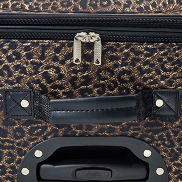 Rockland Jungle Leopard Softside Luggage Set - 4 Pieces