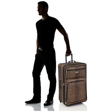 Rockland Jungle Leopard Softside Luggage Set - 4 Pieces