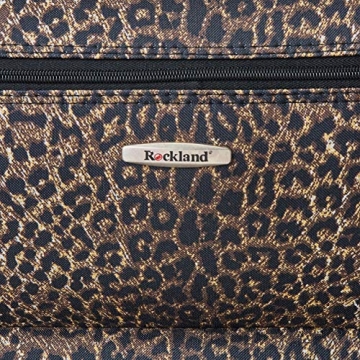 Rockland Jungle Leopard Softside Luggage Set - 4 Pieces