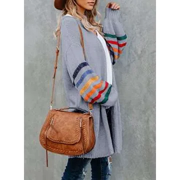 Stylish Dokotoo Women's Balloon Long Sleeve Knit Cardigan