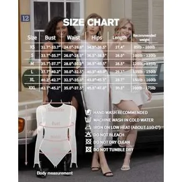 MANGOPOP Women's One Shoulder Off Shoulder Long Sleeve Bodysuit Tops