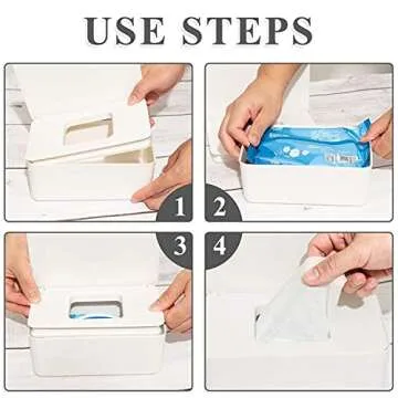 Gonioa Baby Wipes Dispenser for Easy Access and Freshness