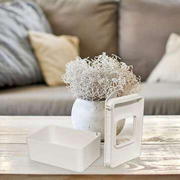 Gonioa Baby Wipes Dispenser, Baby Wipes Case, Baby Wipe Holder Keeps Diaper Wipes Fresh, Easy Open & Close Wipe Container with Non-Slip Feet