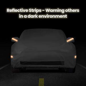 BougeRV for Tesla Model Y Car Cover Accessories All-Weather Outdoor Waterproof Cover with Ventilated Mesh & Charging Port fit for Tesla Model Y 2020 2021 2022