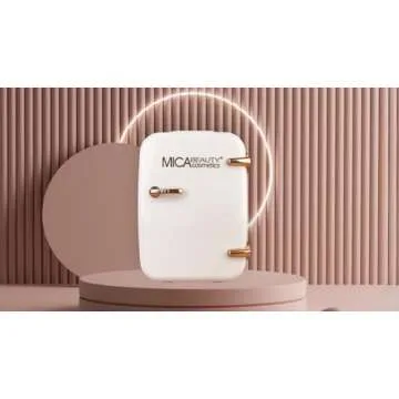 Mica Beauty Mini Skincare Fridge - Compact Cooler and Warmer