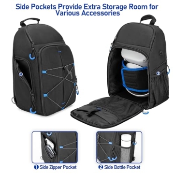 PGmoon Carrying Case for Oculus Meta Quest 3 - Travel Friendly