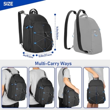 PGmoon Carrying Case for Oculus Meta Quest 3 - Travel Friendly