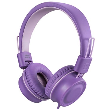 iRAG J01 Kids Headphones - On-Ear, Foldable, Tangle-Free
