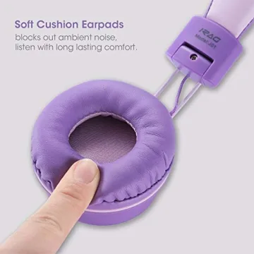 iRAG J01 Kids Headphones - On-Ear, Foldable, Tangle-Free