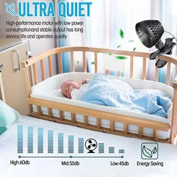 2023 New USB Desk Fan - USB Powered & Adjustable Speed