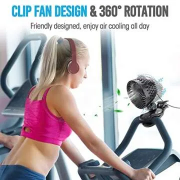 2023 New USB Desk Fan - USB Powered & Adjustable Speed