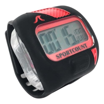 SC SPORTCOUNT 200 Lap Counter Timer - Waterproof Swimming and Running Tracker Counts Total Laps, Ela...