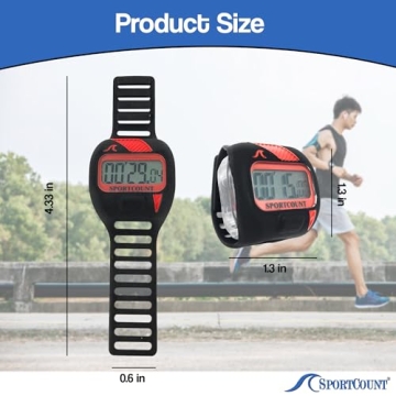 SC SportCount 200 Lap Counter - Waterproof Timer for Athletes