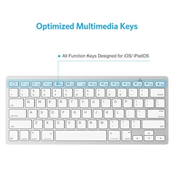 OMOTON Bluetooth Keyboard for iPads - Compact & Stylish