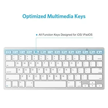 OMOTON Bluetooth Keyboard for iPads - Compact & Stylish