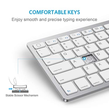 OMOTON Bluetooth Keyboard for iPads - Compact & Stylish