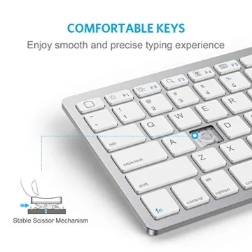 OMOTON Bluetooth Keyboard for iPads - Compact & Stylish